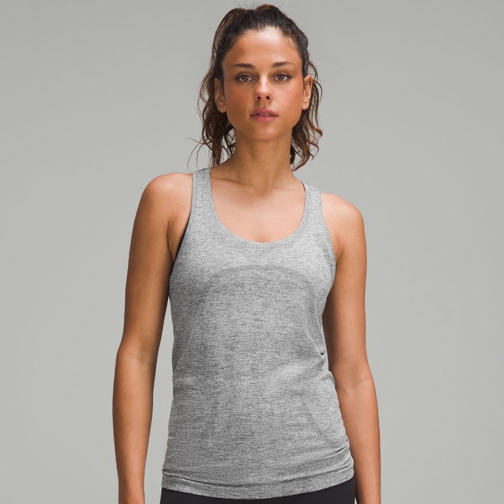 lululemon athletica Gray Tank Top